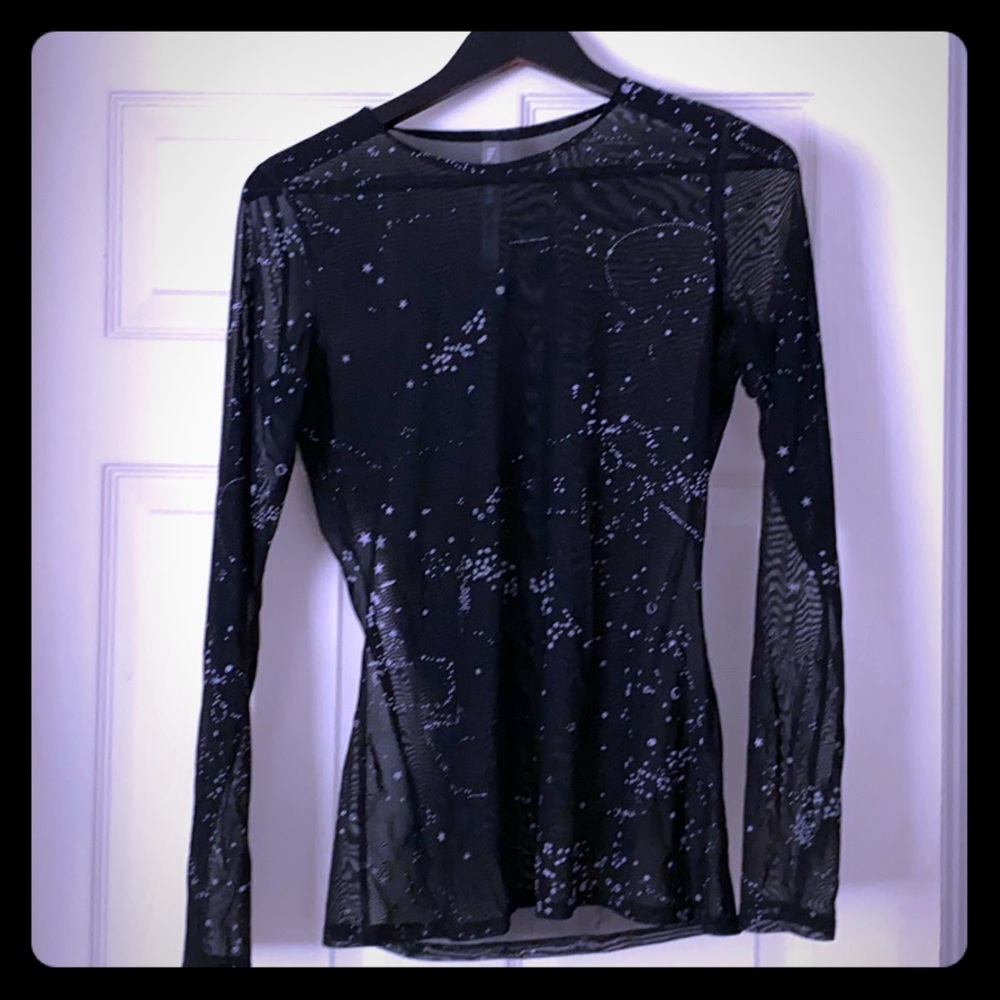 Aritzia The Constant stars see through top